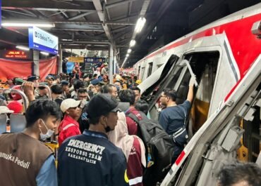 Kronologi Tabrakan Argo Bromo Anggrek Berawal dari KRL Tertemper Mobil