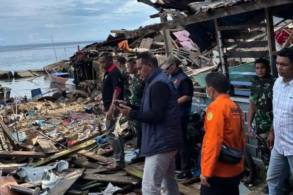 Ancaman Benda Peledak Aktif! Diduga Masih Ada Bom, Pencarian 3 Korban Hilang di Biak Libatkan Tim Gegana