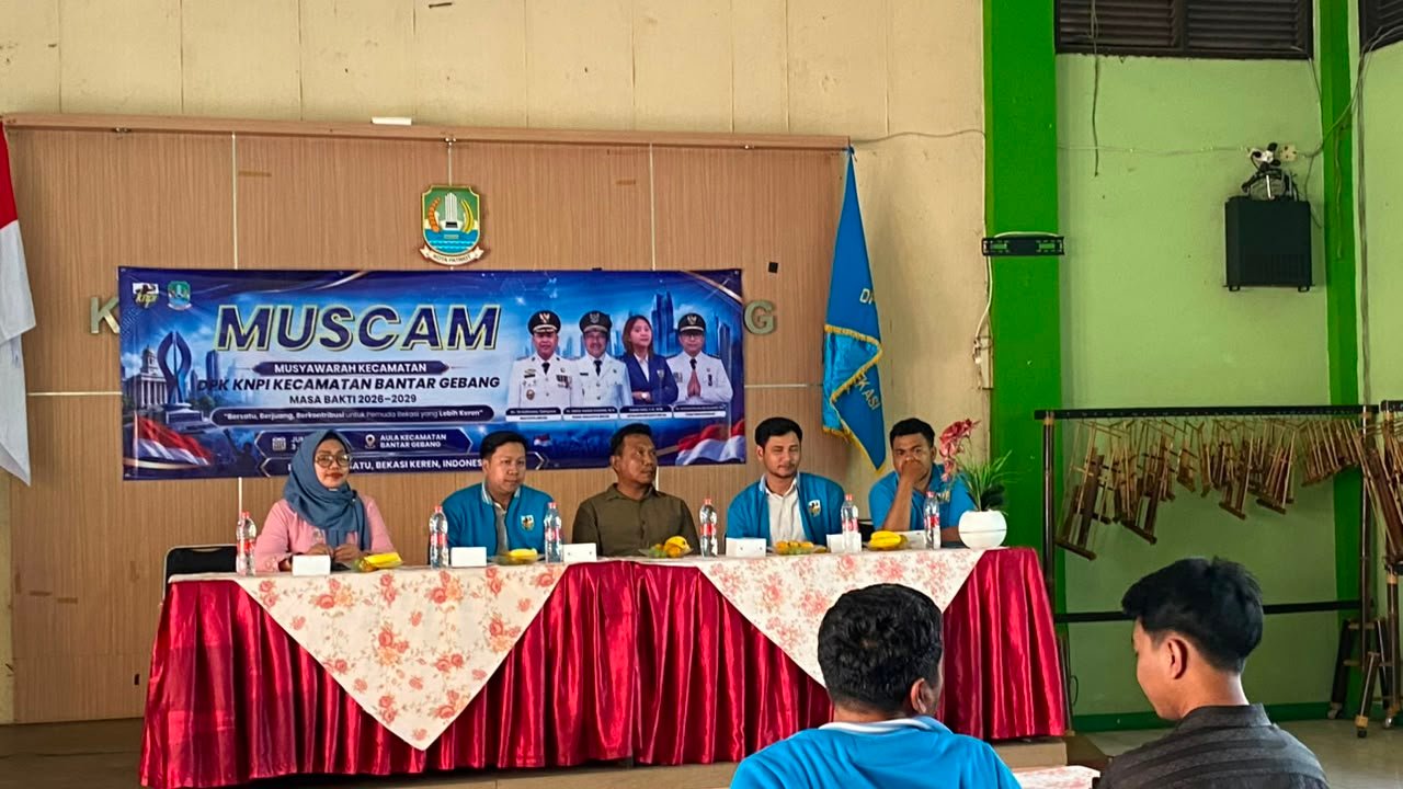 Pian Sopian (Belo) Pimpin DPK KNPI Kecamatan Bantar  Gebang, Siap Perkuat Peran Pemuda dan Kolaborasi